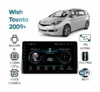 Штатная магнитола Wide Media для Toyota Wish 2009+ / Android 9, 10 дюймов, WiFi, 1/32GB, 4 ядра