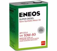 Моторное масло ENEOS CG-4 полусинтетика 10W40 4л