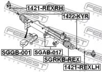 Тяга рулевая 1422KYR, 1422KYR FEBEST 1422-KYR