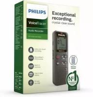 Цифровой диктофон Philips VoiceTraicer DVT1120 8Gb цвет серый