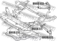 сайлентблок подвески, BMAB032 FEBEST BMAB-032