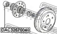 Подшипник задней ступицы FEBEST DAC32670040