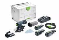 575703 FESTOOL Аккумуляторная дельтавидная шлифовальная машинка DTSC 400 Li 3,1 I-Set