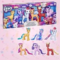 Фигурка Огромный набор My Little Pony 6 сияющих коллекционных пони