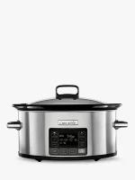 Медленоварка Crock-Pot CSC066 Time Select, 5,6 л, мультиварка, серая