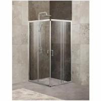 Душевой уголок BelBagno UNIQUE-A-2-85/100-C-Cr хром, стекло прозрачное 5 мм (850/1000х1900х850/1000)