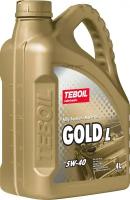 TEBOIL 3475041 TEBOIL Gold L 5W-40 (4L)_масо мот.! синт. API SN/SN PLUS/CF, ACEA A3/B4, VW 502.00/505.00