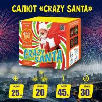 Батарея салютов ЕС450 Crazy Santa (1