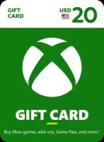 Пополнение счета Xbox на 20 USD ($) Америка / Код активации USD / Подарочная карта Иксбокс / Gift Card XBOX