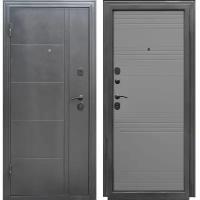Входная дверь Олимпия Софт светло-серый 960х2050 Левая