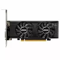 Видеокарта GeForce GTX1650 4096Mb MSI GTX 1650 4GT LP, 1665/8000 128bit GDDR5 DVI HDMI