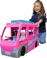 Сюжетно-ролевые игрушки Игровой набор Барби Barbie Автобус мечты с мебелью и бассейном