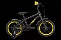 Велосипед Stark'22 Foxy Boy 16 черный/желтый