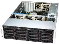 Серверная платформа Supermicro SuperStorage 3U Server 631E-E1CR16H noCPU(2)4rd Gen Xeon Scalable/TDP 270W/no DIMM(16)/ SATARAID HDD(16)LFF+ SATA