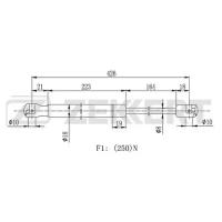 Амортизатор багажника Chevrolet Captiva 06- Zekkert GF2299