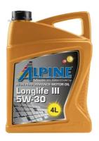 ALPINE 0100288 ALPINE Longlife III 5W-30 ALPINE Longlife III 5W-30