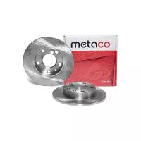 METACO 3060-111 (895615601A / 895615601B / 8E0615601B) диск тормозной задний Audi (Ауди) a4 [b6] (2000-2004), (Комплект 2 штуки)