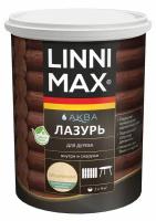 Лазурь водно-дисперсионная LINNIMAX Аква Лазурь для дерева 0,9 л