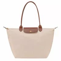 Сумка Longchamp Le Pliage через плечо, светло-бежевая