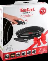 Набор посуды TEFAL Ingenio 3 предмета: сковорода 22см, сковорода 26см, съемная ручка