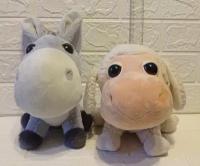 Мягкие игрушки ослик и овечка