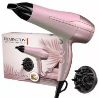 Фен для волос Remington COCONUT SMOOTH D5901, 2200 Вт, ионизация,, холодный воздух, розовый