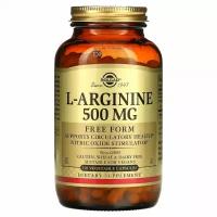 Solgar, L-Arginine, Free Form, 500 mg, 250 Vegetable Capsules