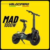 Электросамокат с сиденьем Velocifero MAD 1000W большой и стильный самокат с неповторимым дизайном