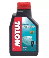 Минеральное моторное масло Motul Outboard 2T, 1 л