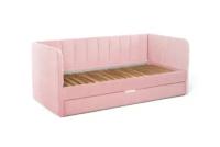 Futuka Kids кровать Crecker Newtone с ящиком для белья (дополнительным спальным местом), цвет розовый 013, 200x90 см