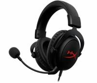 Игровые наушники проводные с микрофоном HyperX Cloud Core, черный