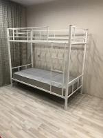 Металлическая двухъярусная кровать Венеция 80 на 200 ЮКА Мебель