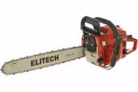 Пила цепная бензиновая Elitech БП 45/18 промо