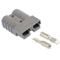 Разьём силовой SBS50GRA-BK PLUG/RCPT HOUSING 2POS PC GREY с контактами