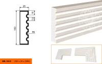 Фасадный Молдинг Lepninaplast МВ-100/6 В100хШ25хД2000 мм / Лепнинапласт