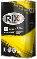 RIXX RX0027TPX Синтетическое моторное масло RIXX TP X 0W-30 SN/CF C2/C3 железная канистра 4 л