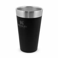 Походный стакан Stanley Adventure Stacking Beer Pint 0,47 л (Matte Black Pebble)