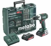 Аккумуляторный винтоверт Metabo BS 18 LT Set с набором оснастки 602102600