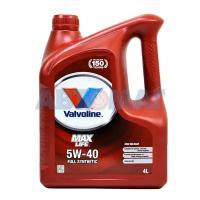 Масло моторное Valvoline Max Life 5w40 4л синтетическое