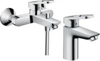 Комплект смесителей Hansgrohe Logis Loop 71244000 + 71151000