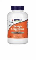 Аминокислота Ацетил-L-Карнитин NOW Acetyl-L-Carnitine 500 mg 200 капсул