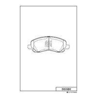 MK KASHIYAMA d6108h (D6108_MK) колодки тормозные дисковые + противоскрипные пластины mitsubishi