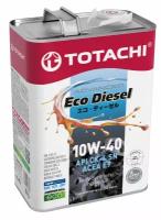 Моторное масло Totachi Eco Diesel CK-4/SN 10W40 полусинтетическое 4л