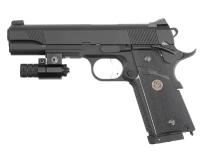 Страйкбольный пистолет KJW Colt M1911 M.E.U. (6 мм, GBB, CO2)