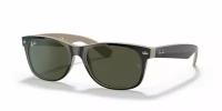 Солнцезащитные очки Ray-Ban RB2132 New Wayfarer Color Mix, размер M (Black/Green)