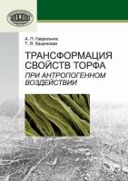 Трансформация свойств торфа при антропогенном воздействии