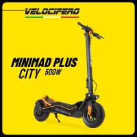 Электросамокат MINIMAD PLUS 500 W City оранжевый, легкая замена аккумулятора, гарантия 1 год