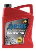 ALPINE 0100142 ALPINE RSL 5W-40 ALPINE RSL 5W-40
