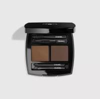 Chanel Набор для бровей La Palette Sourcils Brow Wax and Brow Powder Duo, 02 - medium