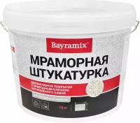 Байрамикс Роял Вайт-Н штукатурка декоративная мраморная (15кг) / BAYRAMIX Royal White-N мраморная штукатурка с природным блеском натурального камня (1